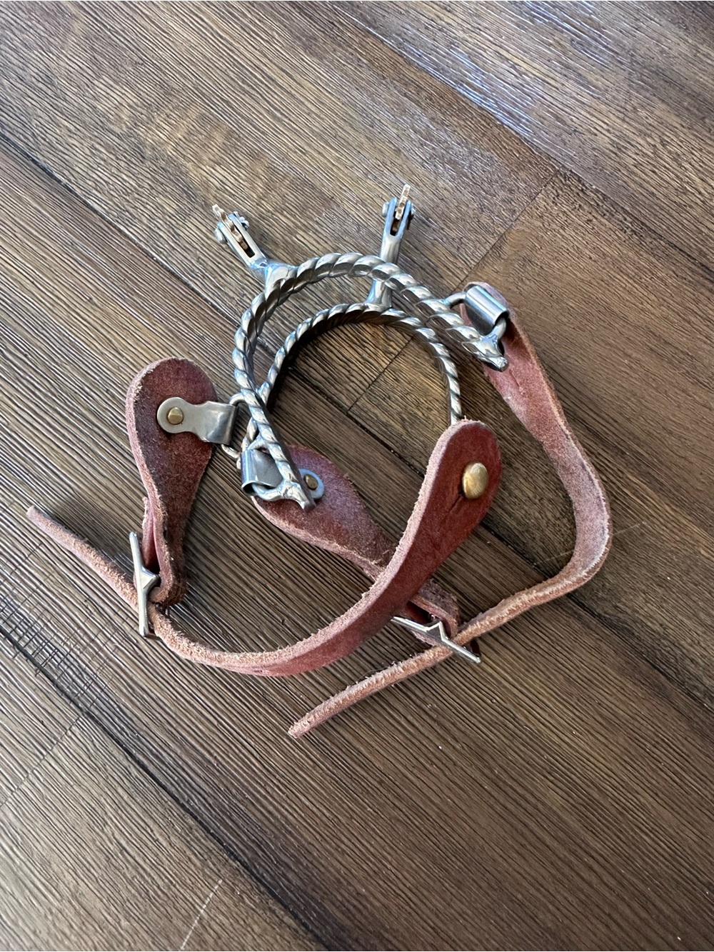 Horse Tack - Ladies Western Spurs with Straps